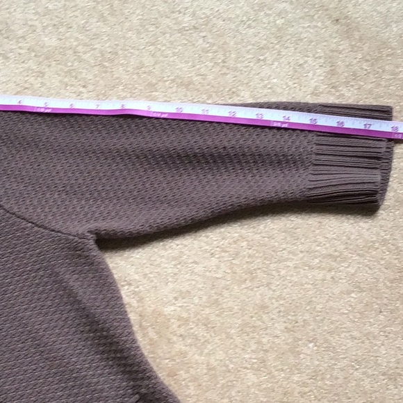 Willi Smith Women's 100% cotton Brown Sweater - Picture 7 of 8